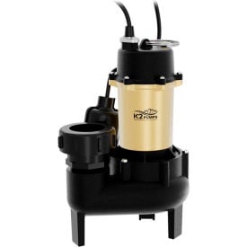 K2® Sewage Pump with Piggyback Tethered Switch and Quick Connect 1/2 HP 108 GPM SWW05002TPK