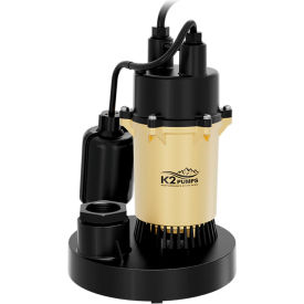 K2® 1/3 HP Direct Tethered Top Suction Sump Pump SPA03301TDK