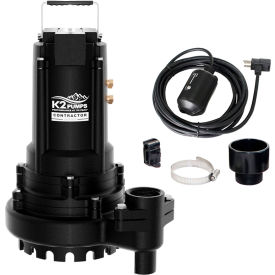 K2® Contractor Series 1/2 HP Cast Iron Sump Pump SPI05008TPK