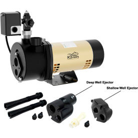 K2® 1 HP Cast Iron Convertible Jet Pump 24 GPM WPD10001K