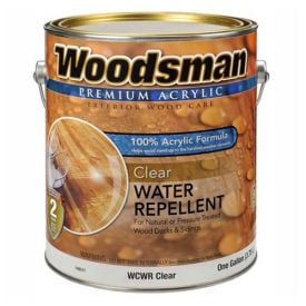 Woodsman Clear 100 Acrylic Latex Water Repellant Clear Gallon - 149317 149317
