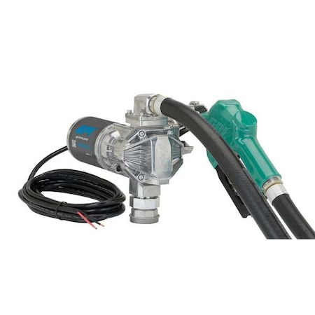 Fuel Transfer Pump, 12V DC, 20 gpm Max. Flow Rate, 3/8 HP, Cast Aluminum, 1 in NPT Inlet MPN:G20-012AD
