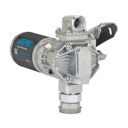 Fuel Transfer Pump, 12V DC, 20 gpm Max. Flow Rate, 3/8 HP, Cast Aluminum, 1 in NPT Inlet MPN:G20-012PO
