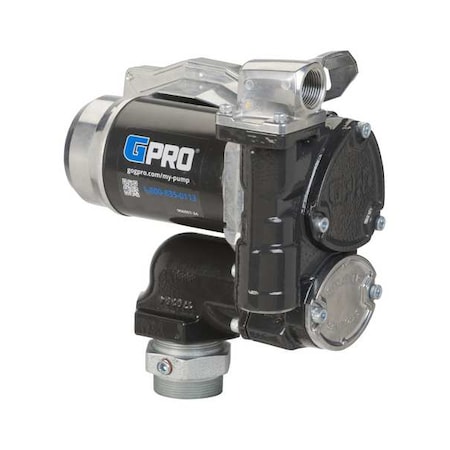 Fuel Transfer Pump, 12V DC, 25 gpm Max. Flow Rate, 2/5 HP, Cast Iron, 1 in NPT Inlet MPN:V25-012PO