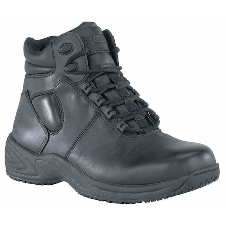 G1240, Men's Work Boot, 6 W, Leather, 6 in Height, Black MPN:G1240