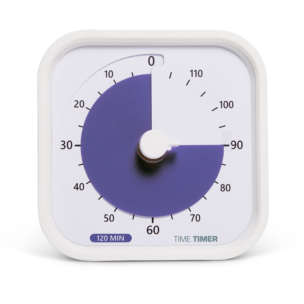 Time Timer MOD 120-Minute Timer, White MPN:TTMM9120W