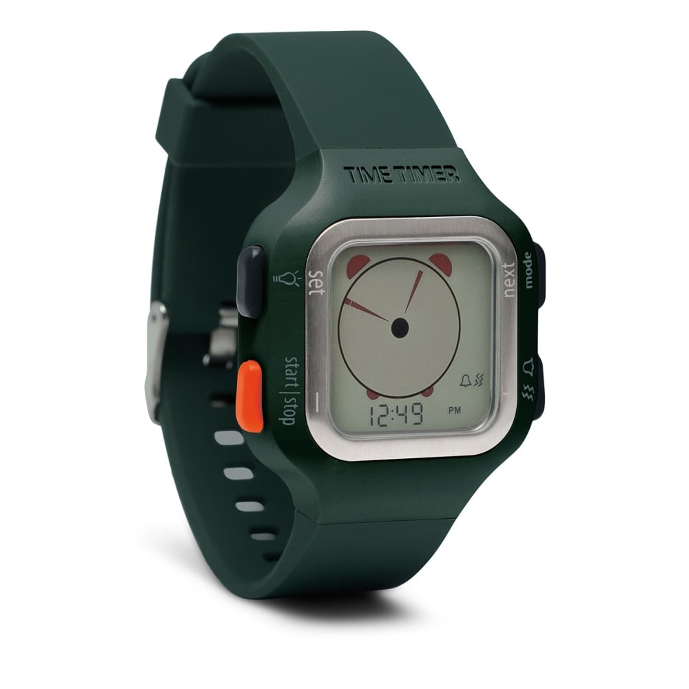 Time Timer Watch, Large, Sequoia Green MPN:TTMTTW8ABLRGW