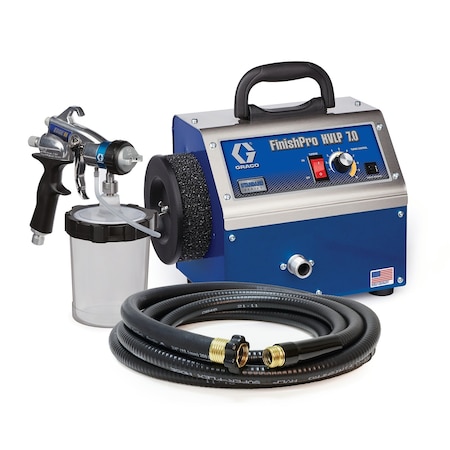 HVLP Paint Sprayer, 4 Stages, 1 qt. Tank MPN:17N264