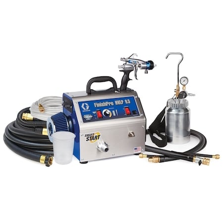 HVLP Paint Sprayer, 5 Stages, 1 qt. Tank MPN:17N269