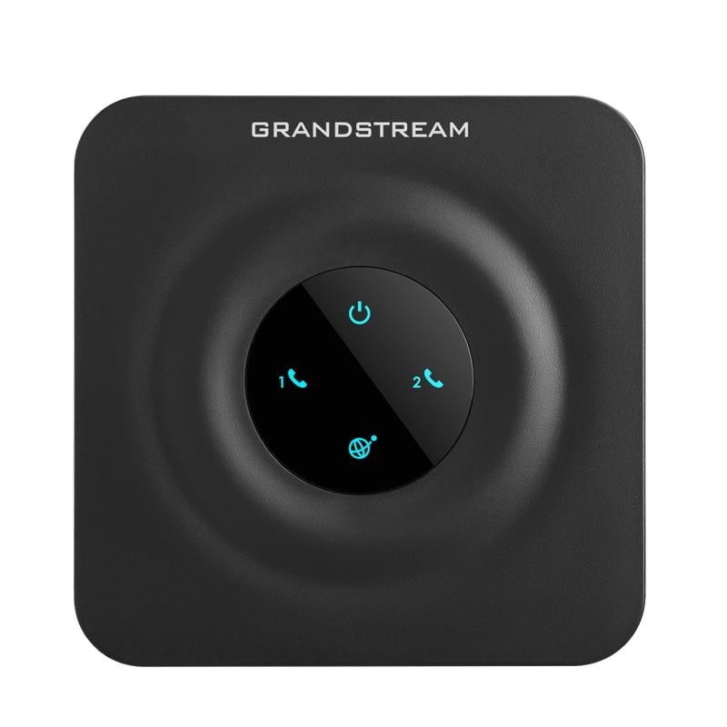 Grandstream 2-Port FXS Analog Telephone Adapter, Black, GS-HT802 MPN:GS-HT802