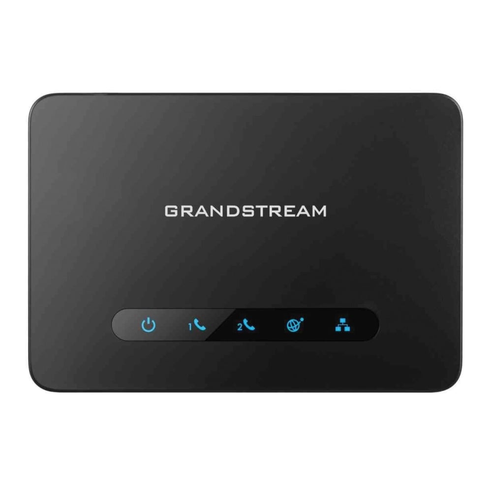 Grandstream 2-FXS Port 2-SIP Profile ATA Gateway, Black, GS-HT812 MPN:GS-HT812