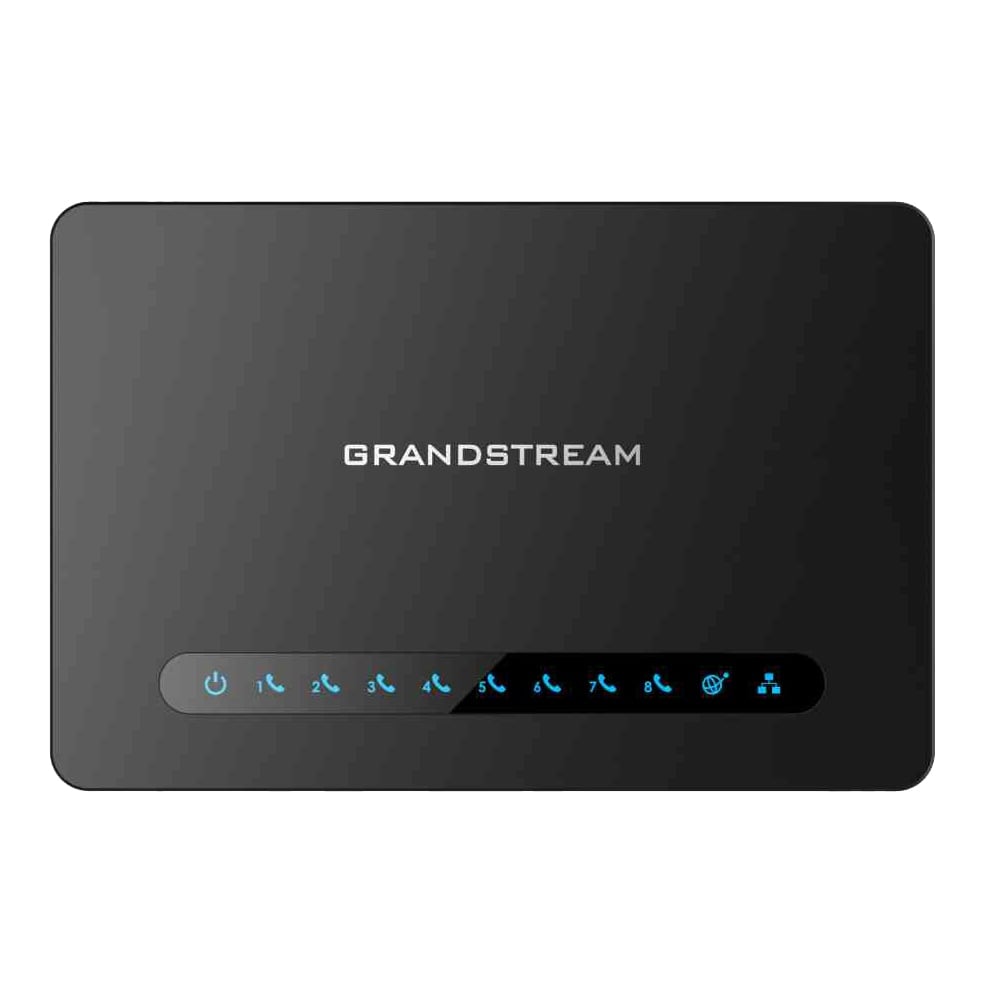 Grandstream 8-Port VoIP Gateway With 8 FXS Ports, Black, GS-HT818 MPN:GS-HT818