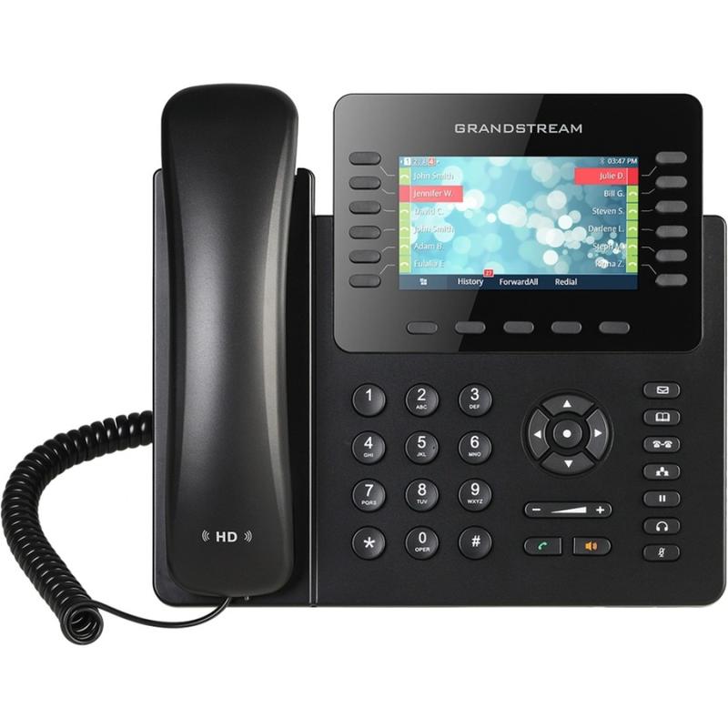 Grandstream GXP2170 IP Phone - Corded/Cordless - Corded - Bluetooth - Wall Mountable - Black - 12x Total Line - GXP2170 MPN:GXP2170