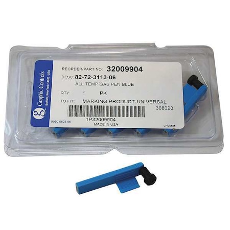 Chart Recorder Pen, Blue, PK6 MPN:82-72-3113-06 - STATIC PENS