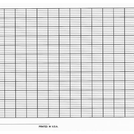 Strip Chart, Roll, Range None, Length 52 Ft MPN:CLH GD201089