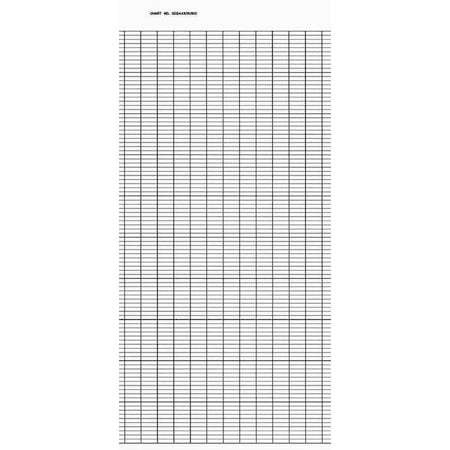 Strip Chart, Roll, Range None, 105 Ft MPN:CLH GD244109U100