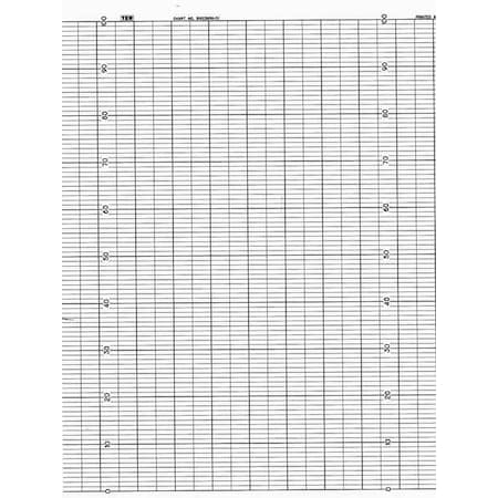 Strip Chart, Fanfold, Range 0 to 101, 61 Ft MPN:YOK B9538RN-01
