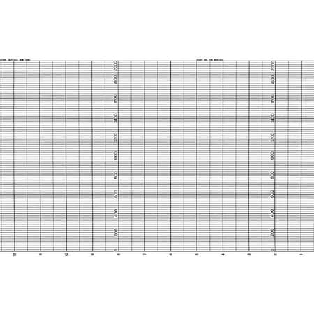 Chart, Fanfold, Range 0 to 2000, 66 Ft, Pk2 MPN:YOK B957AEQ