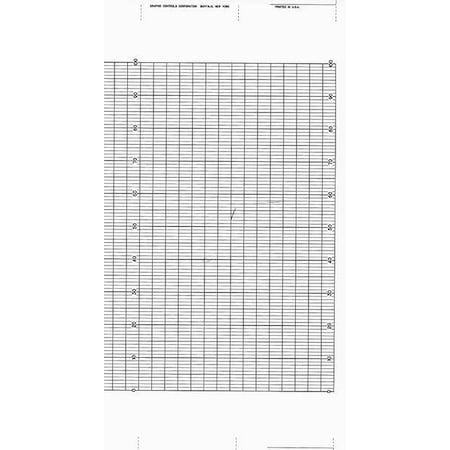 Strip Chart, Fanfold, Range 0 to 100, 99 Ft MPN:YOK B9627RY