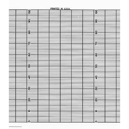 Strip Chart, Fanfold, Range 0 to 100, 26 Ft MPN:YOK E9721NB