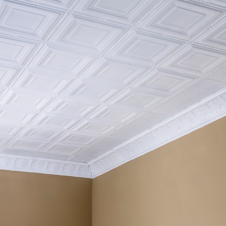 Syracuse Ceiling Tile, 24 in W x 24 in L, 15/16 in Grid Size, 5 PK MPN:T5001