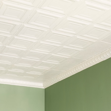 Syracuse Ceiling Tile, 24 in W x 24 in L, 15/16 in Grid Size, 5 PK MPN:T5002