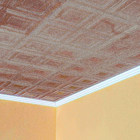 Syracuse Ceiling Tile, 24 in W x 24 in L, 15/16 in Grid Size, 5 PK MPN:T5005