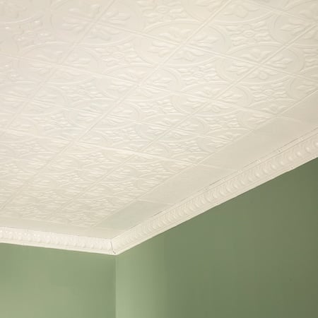 Jamestown Ceiling Tile, 24 in W x 24 in L, 15/16 in Grid Size, 5 PK MPN:T5102