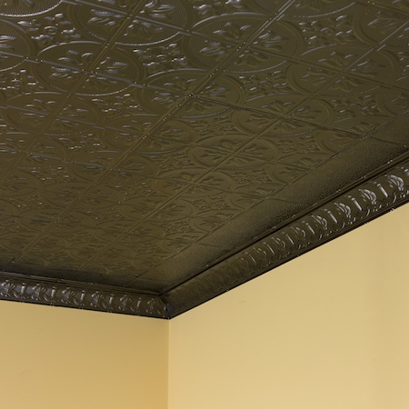 Jamestown Ceiling Tile, 24 in W x 24 in L, 15/16 in Grid Size, 5 PK MPN:T5106