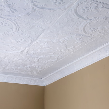 Saginaw Ceiling Tile, 24 in W x 24 in L, 15/16 in Grid Size, 5 PK MPN:T5300