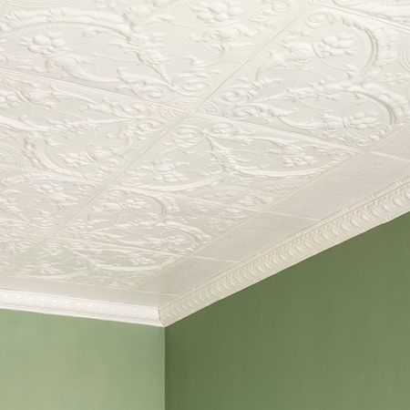 Saginaw Ceiling Tile, 24 in W x 24 in L, 15/16 in Grid Size, 5 PK MPN:T5302