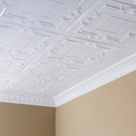Niagara Ceiling Tile, 24 in W x 24 in L, 15/16 in Grid Size, 5 PK MPN:T5401