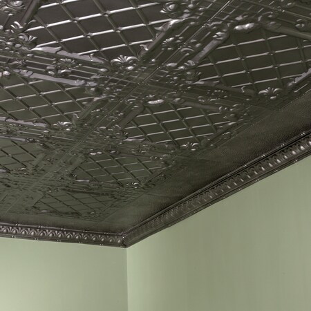 Toledo Ceiling Tile, 24 in W x 24 in L, 15/16 in Grid Size, 5 PK MPN:T5507