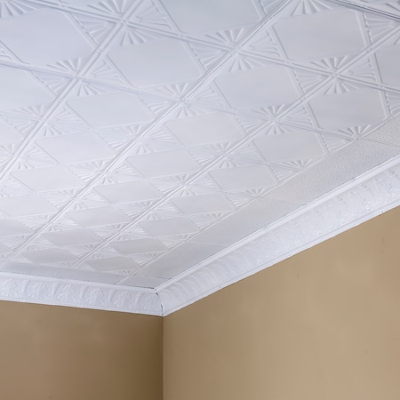 Erie Ceiling Tile, 24 in W x 24 in L, 15/16 in Grid Size, 5 PK MPN:T5601