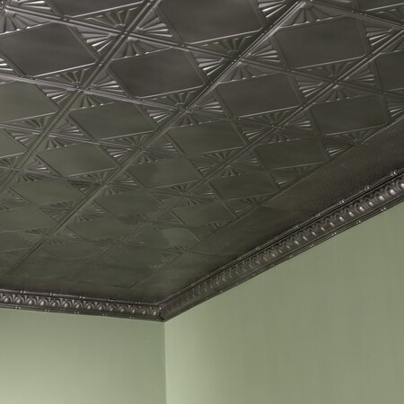 Erie Ceiling Tile, 24 in W x 24 in L, 15/16 in Grid Size, 5 PK MPN:T5607