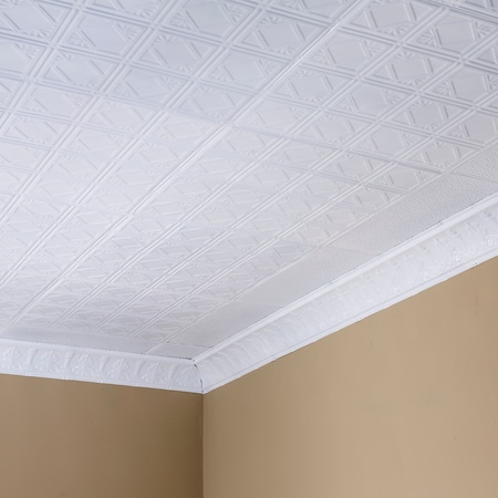 Ludington Ceiling Tile, 24 in W x 24 in L, 15/16 in Grid Size, 5 PK MPN:T5701