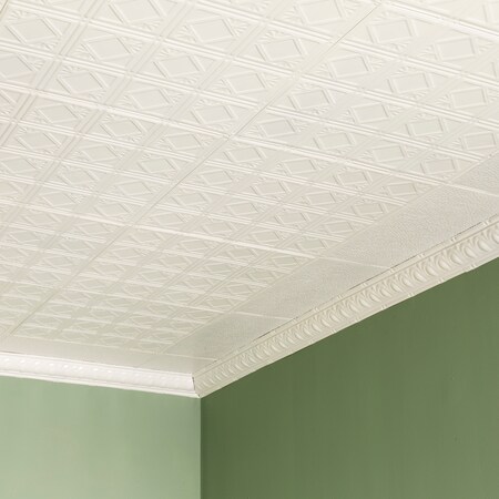 Ludington Ceiling Tile, 24 in W x 24 in L, 15/16 in Grid Size, 5 PK MPN:T5702