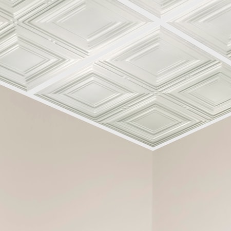 Syracuse Ceiling Tile, 24 in W x 24 in L, 15/16 in Grid Size, 5 PK MPN:Y5000