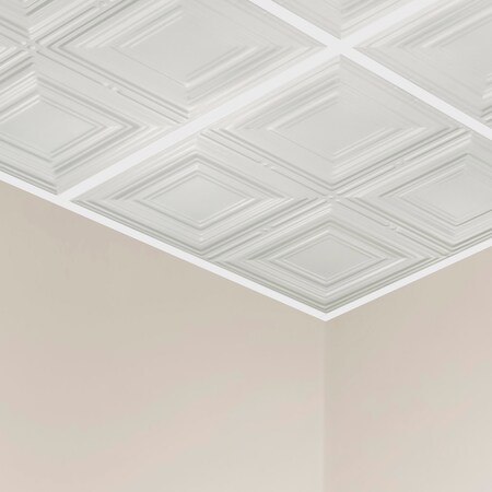 Syracuse Ceiling Tile, 24 in W x 24 in L, 15/16 in Grid Size, 5 PK MPN:Y5001