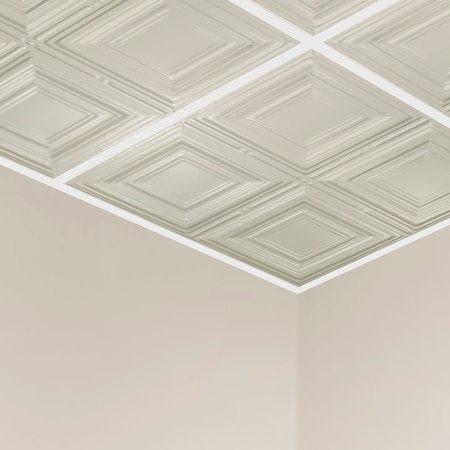 Syracuse Ceiling Tile, 24 in W x 24 in L, 15/16 in Grid Size, 5 PK MPN:Y5002