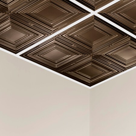 Syracuse Ceiling Tile, 24 in W x 24 in L, 15/16 in Grid Size, 5 PK MPN:Y5006