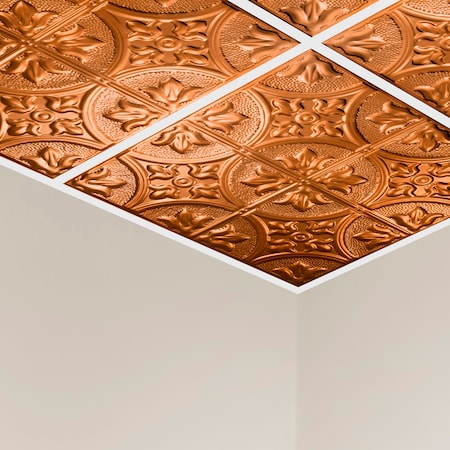 Jamestown Ceiling Tile, 24 in W x 24 in L, 15/16 in Grid Size, 5 PK MPN:Y5108