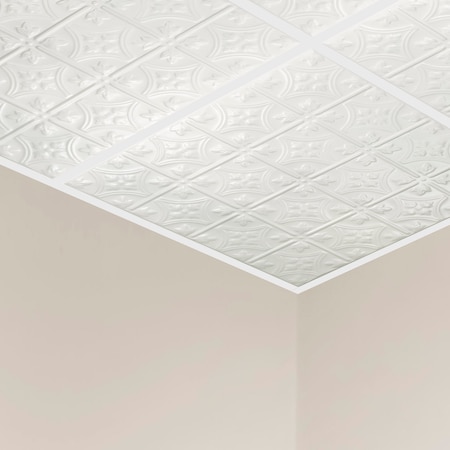 Hamilton Ceiling Tile, 24 in W x 24 in L, 15/16 in Grid Size, 5 PK MPN:Y5200