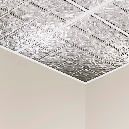 Hamilton Ceiling Tile, 24 in W x 24 in L, 15/16 in Grid Size, 5 PK MPN:Y5204