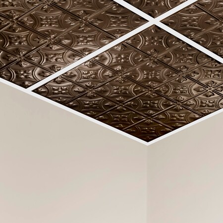 Hamilton Ceiling Tile, 24 in W x 24 in L, 15/16 in Grid Size, 5 PK MPN:Y5206