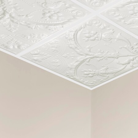 Saginaw Ceiling Tile, 24 in W x 24 in L, 15/16 in Grid Size, 5 PK MPN:Y5301