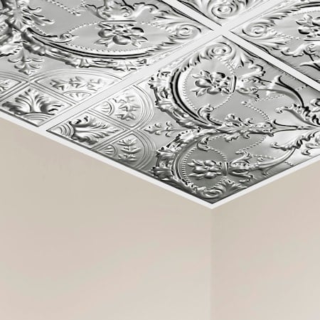 Saginaw Ceiling Tile, 24 in W x 24 in L, 15/16 in Grid Size, 5 PK MPN:Y5303