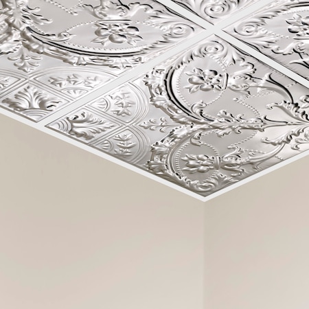 Saginaw Ceiling Tile, 24 in W x 24 in L, 15/16 in Grid Size, 5 PK MPN:Y5304