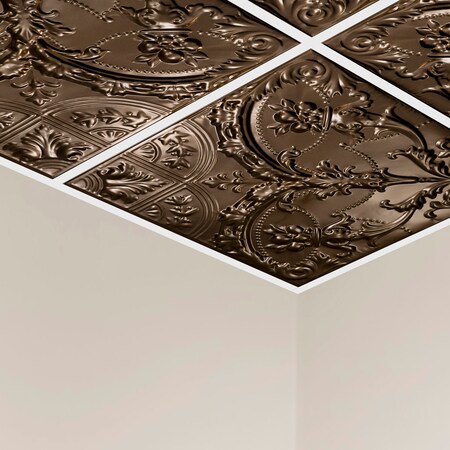 Saginaw Ceiling Tile, 24 in W x 24 in L, 15/16 in Grid Size, 5 PK MPN:Y5306