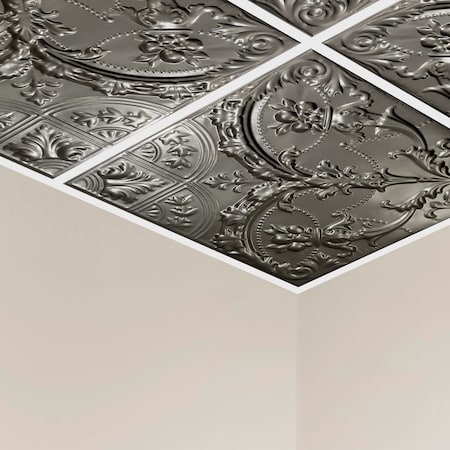 Saginaw Ceiling Tile, 24 in W x 24 in L, 15/16 in Grid Size, 5 PK MPN:Y5307